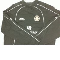 Black long-sleeved shirt with pattern Size XL 