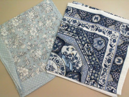 Set of 2 fabric scarves