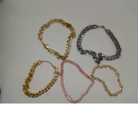 Set of 5 Dog Necklace