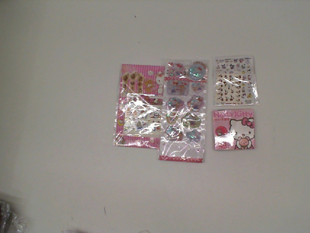 Set of 4 hello Kitty stickers Set of 4 hello Kitty stickers