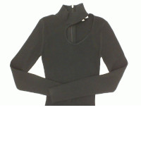 Black turtleneck dress