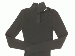 Black turtleneck dress