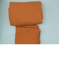 Set of 2 Orange bed linen 
