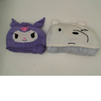 Set of 2 Doll pattern towel