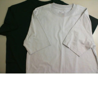 Set of 2 T-shirts, black+gray Set of 2 T-shirts, black+gray