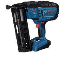 BOSCH GNH18V-16MAN 18V Brushless 16-Gauge Angled Finish Nailer - Fastens up to 1,600 Nails per Charge, One-Handed Activation, Tool-Free Jam Clearing, Belt Hook (Bare Tool)