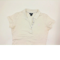 White women's polo. Size S