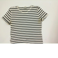 Black-white women's t-shirt 