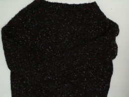 Dark purple Knitted warm jacket