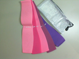 Set of 5 elastic bands for sports, in case