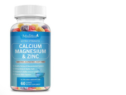 Mulittea Calcium Magnesium Zinc Gluten Free Gummies Dietary Supplement Mulittea Calcium Magnesium Zinc Gluten Free Gummies Dietary Supplement