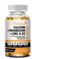 Mulittea Calcium + Magnesium + Zinc & Vitamin D3 (30Cps) Calcium + Magnesium + Zinc + Vitamin D3 for strong bones and teeth. May reduce the risk of osteoporosis. Mulittea Calcium + Magnesium + Zinc & Vitamin D3 (30Cps) Calcium + Magnesium + Zinc + Vitamin D3 for strong bones and teeth. May reduce the risk of osteoporosis.