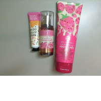 Set of 3, Bath & Body Works, Hand Cream, Scented Body Water, Body Cream
