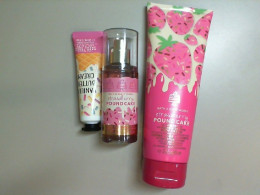 Set of 3, Bath & Body Works, Hand Cream, Scented Body Water, Body Cream
