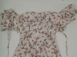 White floral dress White floral dress