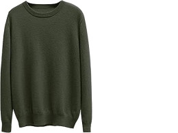 Men's green sweater, UniClo
