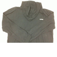 Blue hooded sweatshirt