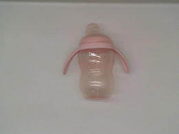 Pink baby bottle