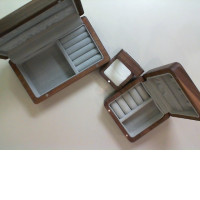 Set of 3 jewelry boxes, small+medium+large