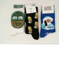 Set of 3 Multi-colored long socks 