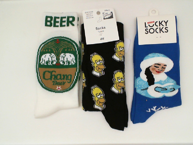 Set of 3 Multi-colored long socks Set of 3 Multi-colored long socks