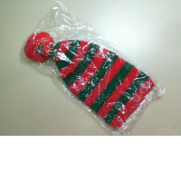 Knitted New Year's hat