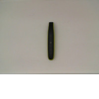 Black and yellow razor handle 