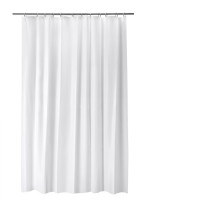 White fabric curtains