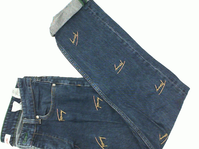 Long jeans with letter pattern Long jeans with letter pattern