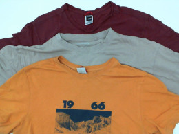 Set of 3 Multi-colored round neck t-shirt 