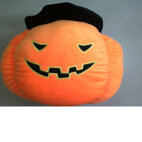 Soft pumpkin pillow, Halloween