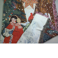 Plaid New Year's pattern