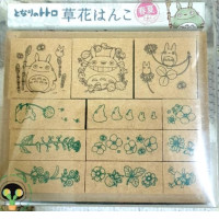 New Ghibli Totoro Stamp, wooden rubber stamp, Totoro, Ghibli stamp, new, authentic.