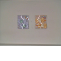 Set of 2 Yellow and blue hair clip 