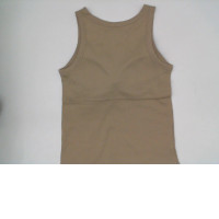 Women's cream workout tank top