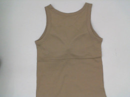 Women's cream workout tank top