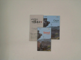Set of 3 Seoul Korea Map Brochure Set of 3 Seoul Korea Map Brochure