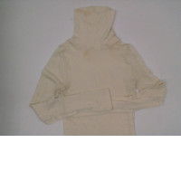 Women's cream turtleneck sweater Size S