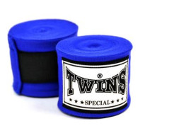 Twins 5m Blue Premium Elastic Handwraps CH5 