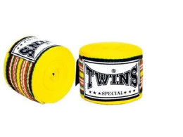 Twins 5m Hand Wraps Yellow CH2