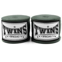  Twins 5m Olive Green Premium Elastic Handwraps  CH5 