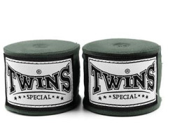  Twins 5m Olive Green Premium Elastic Handwraps  CH5 