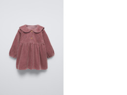 Dress for baby, velor