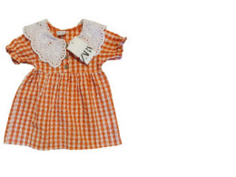 Dress for baby, checkered