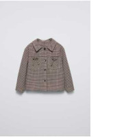 Set of 2, Children's suit, cotton, Pants+shirt, checkered