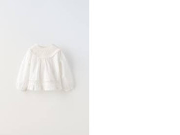 Blouse for baby, white