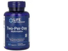 LIFF EXTENSION Two-Per-Day Multivitamin, 60 Tablets 