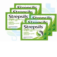 Set of 6 Strepsils Citus Lemon Suger Free HHR 