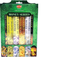 Hem Incense Money Series Gift Pack – Stylish Incense Holder - 6 Money Series