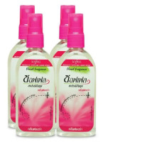 Set of 4 Soffell Mosquito Repellent Liquid Spray : Floral Fragrance 80 ml. 